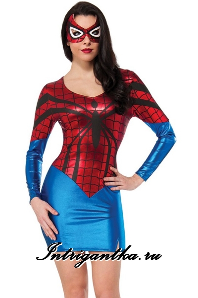 Супер-девушка человек паук