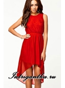 арт. N6263Красное платье с подкладкой