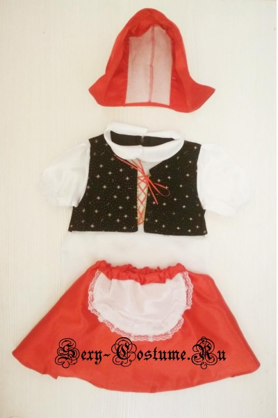 Детский костюм красная шапочка lu6566