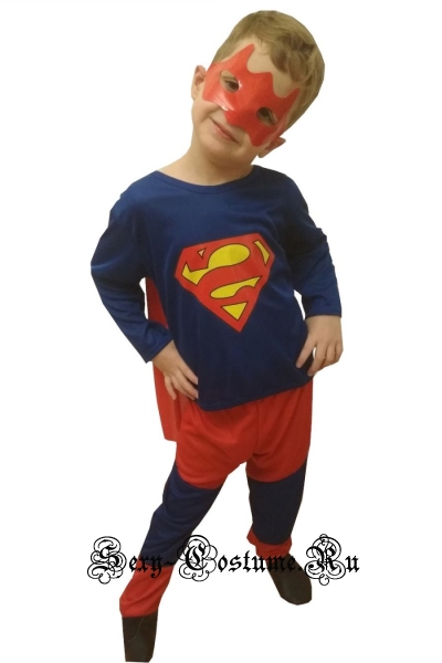 Детский карнавальный костюм супермен lu8766
