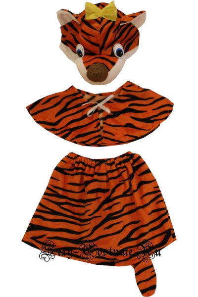 Карнавальный костюм для девочки тигрёнок lu7788