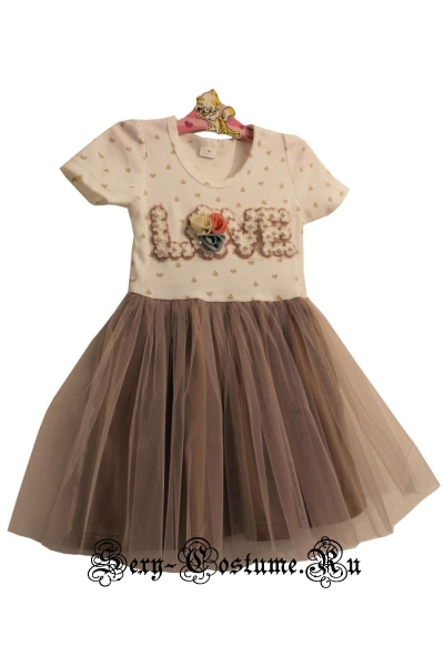Платье для маленьких принцесс love Россия sa3222