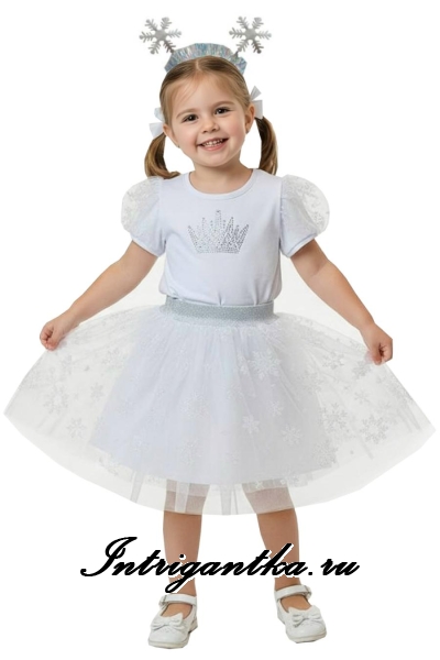 Снежинка кофта + юбка