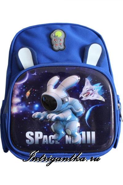 Рюкзак дошкольный унисекс кролик космонавт