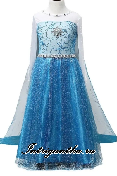 Детский карнавальный костюм для девочки Принцесса эльза