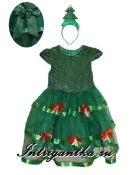 Зеленая елочка с ободком