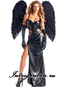 Черный ангел винил + большие крылья/падший ангел