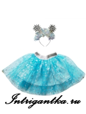 ГОЛУБАЯ СНЕЖИНКА КОМПЛЕКТ арт.LU2410-1