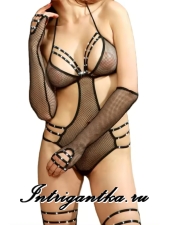 СЕКСИ КОМПЛЕКТ СО СТРАЗАМИ РОМАНТИЧЕСКИЙ арт.LU8872