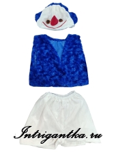 СНЕГОВИК СИНИЙ БАРАШКИ