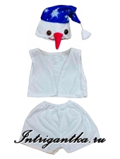 СНЕГОВИК СНЕЖИНКА ПЛЮШ арт.LU1737-1