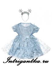 СВЕТЛО-ГОЛУБАЯ СНЕЖИНКА арт.LU2023-1