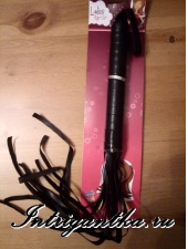 ЧЕРНАЯ ПЛЕТКА ИХ КОЖЗАМА 40СМ арт.LU5212-6 черн