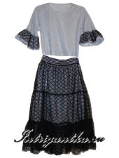 КОМПЛЕКТ ДЛЯ ДЕВОЧКИ СЕРЕБРО СВЕТЛОЕ арт.SA6555