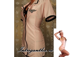 СТЮАРДЕССА Светло Розовая Униформа