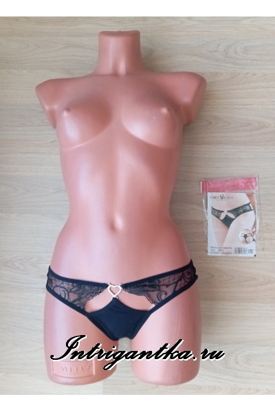 Черные трусики стринги элегантность