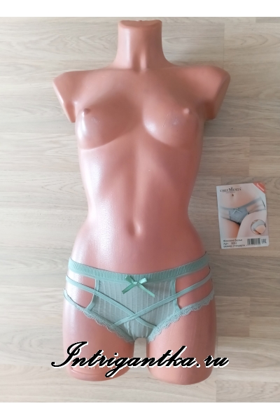 Светло-зеленые нейтральные трусики шортики