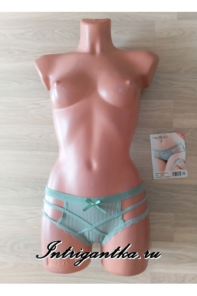 Светло-зеленые нейтральные трусики шортики