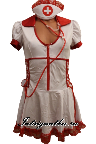 Медсестра белая кокетка