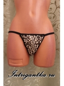 Трусики леопардовые полузакрытые
