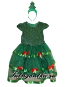 Зеленая елочка с ободком