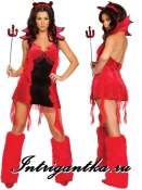 арт. N8429Дьяволенок-Чертовка Богиня Ада Демон + трезубец