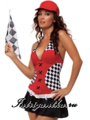 Гонщица фанатка мотоспорта