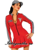 Девушка гонщица догнать и перегнать