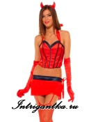 арт. W0103Чертовка для танца Гоу-Гоу  + трезубец