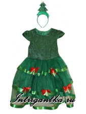 ЗЕЛЕНАЯ ЕЛОЧКА С ОБОДКОМ арт.LU7777