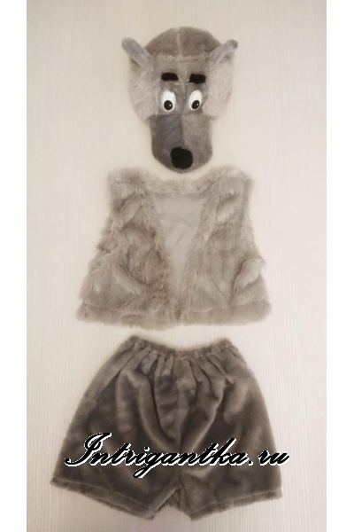 Карнавальный костюм серый  волк