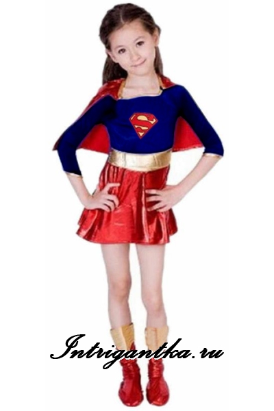 Карнавальный костюм для девочки  супергерой