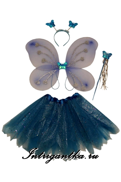 Синяя фея - бабочка